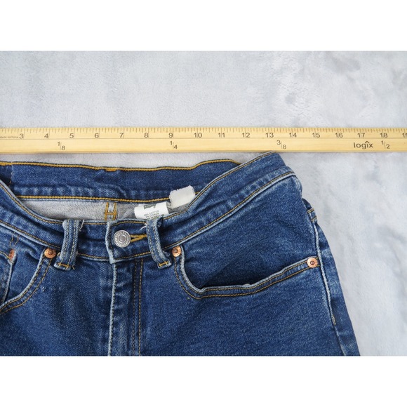 Levi's 517 Flare Jeans Women's 16.5 Plus Blue Denim Bootcut Stretch - Picture 4 of 9